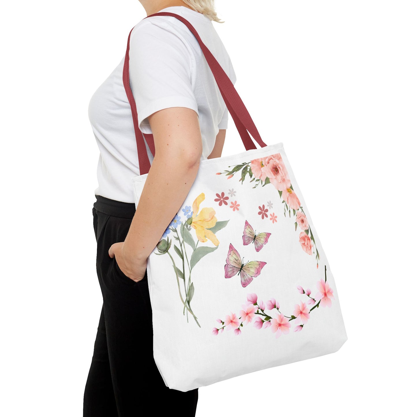 Multicolor Print Tote Bag for Daily