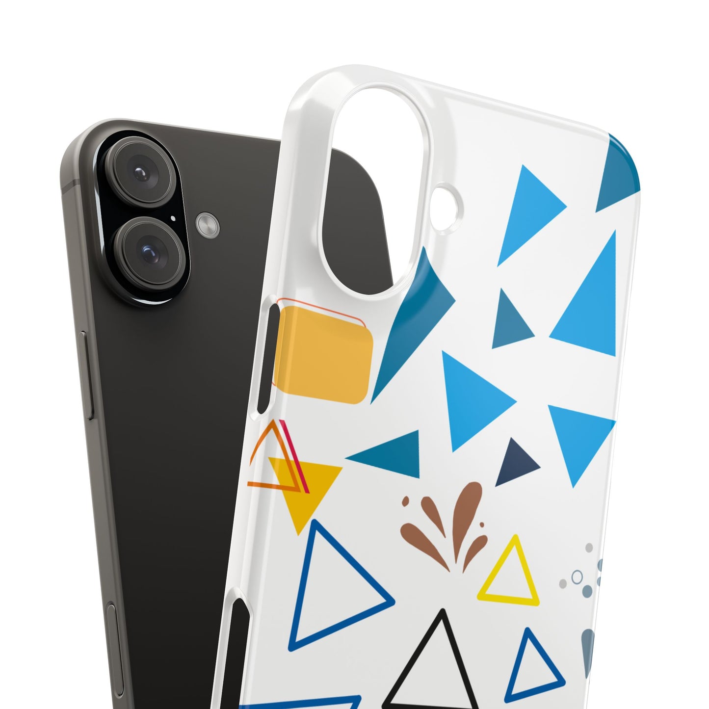 Abstract Print Style Iphone Slim Phone Cases