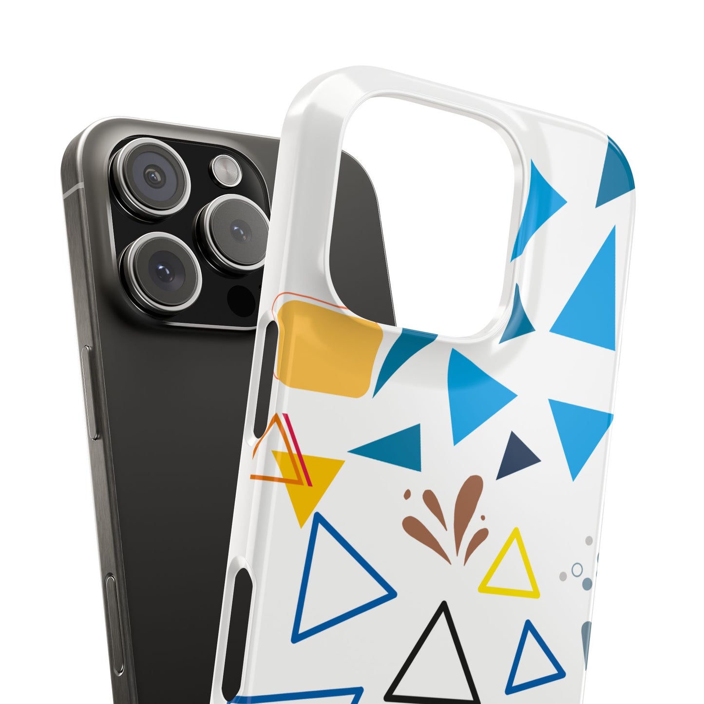 Abstract Print Style Iphone Slim Phone Cases