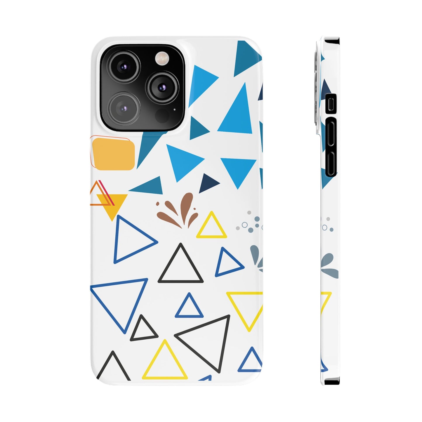 Abstract Print Style Iphone Slim Phone Cases