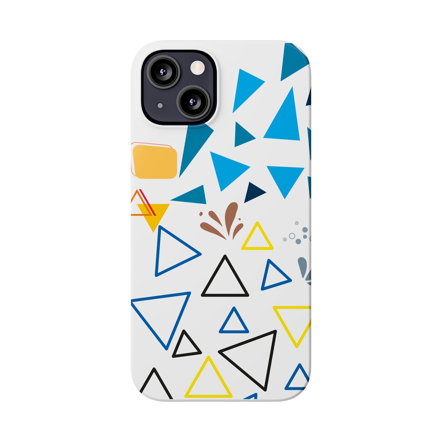 Abstract Print Style Iphone Slim Phone Cases