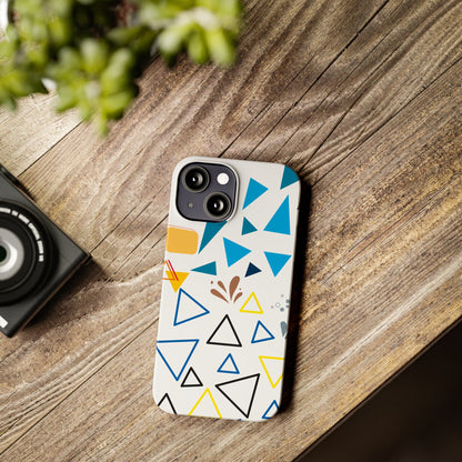 Abstract Print Style Iphone Slim Phone Cases