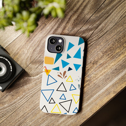 Abstract Print Style Iphone Slim Phone Cases