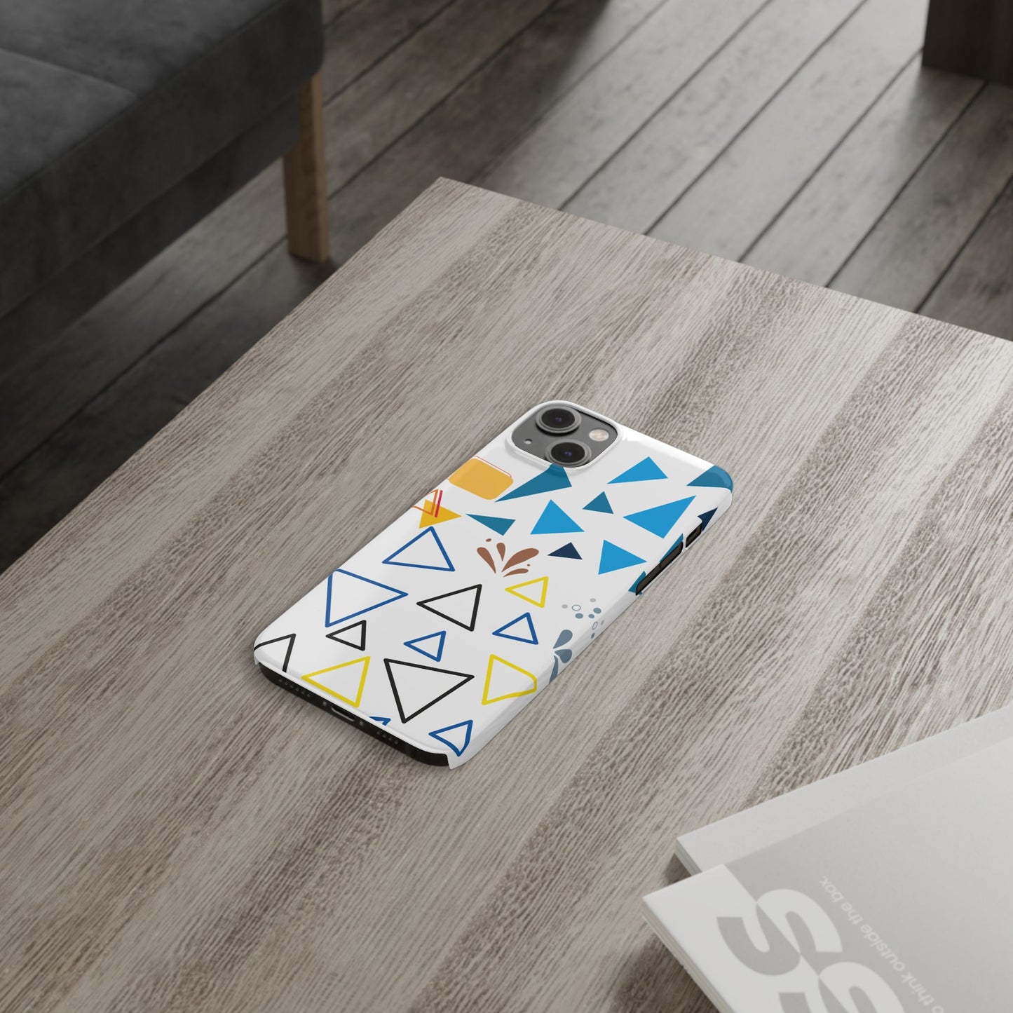 Abstract Print Style Iphone Slim Phone Cases