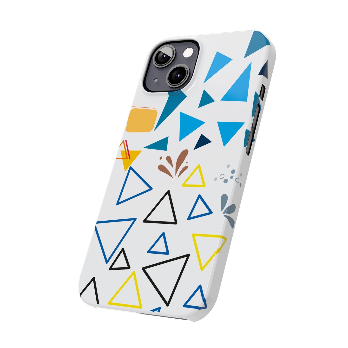 Abstract Print Style Iphone Slim Phone Cases