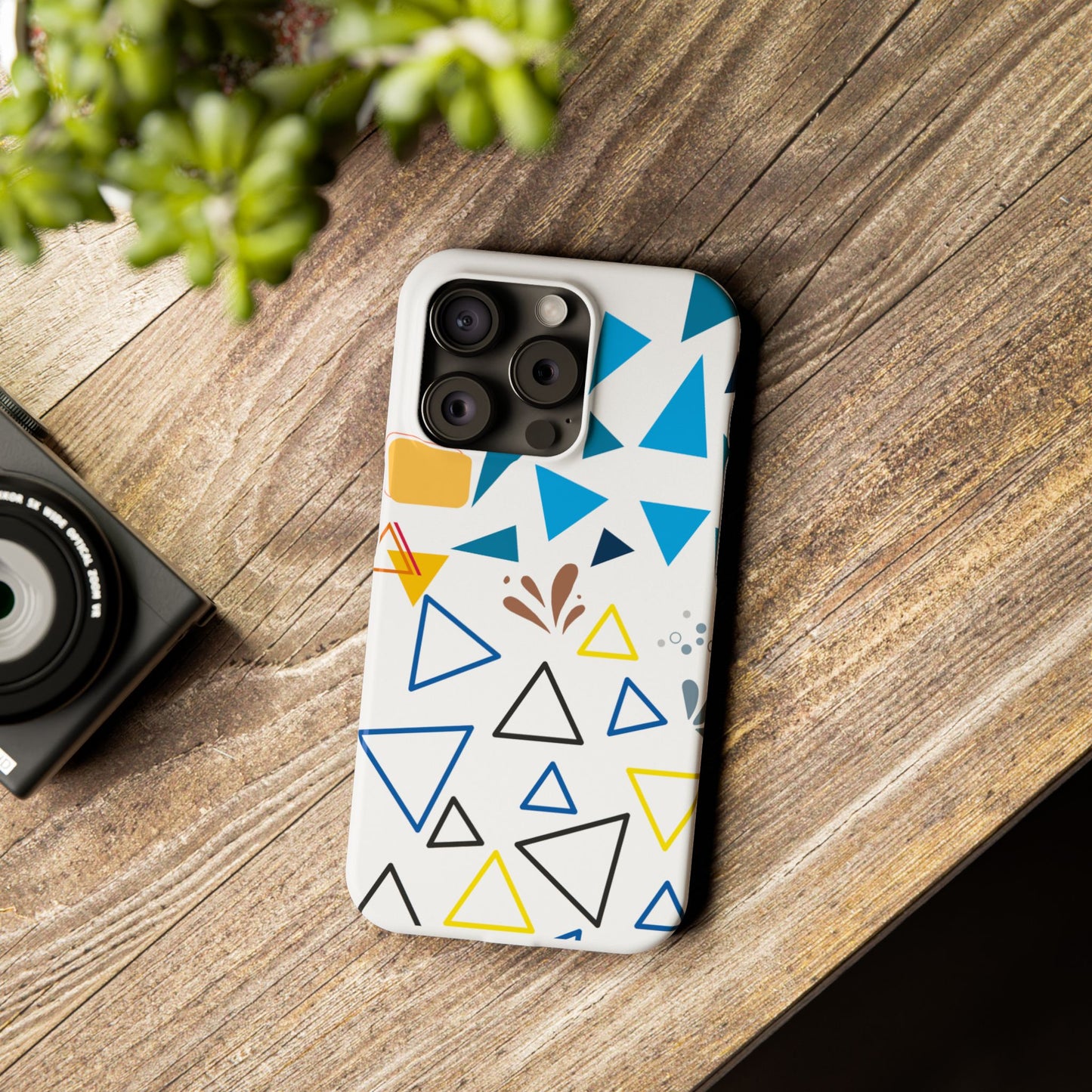 Abstract Print Style Iphone Slim Phone Cases