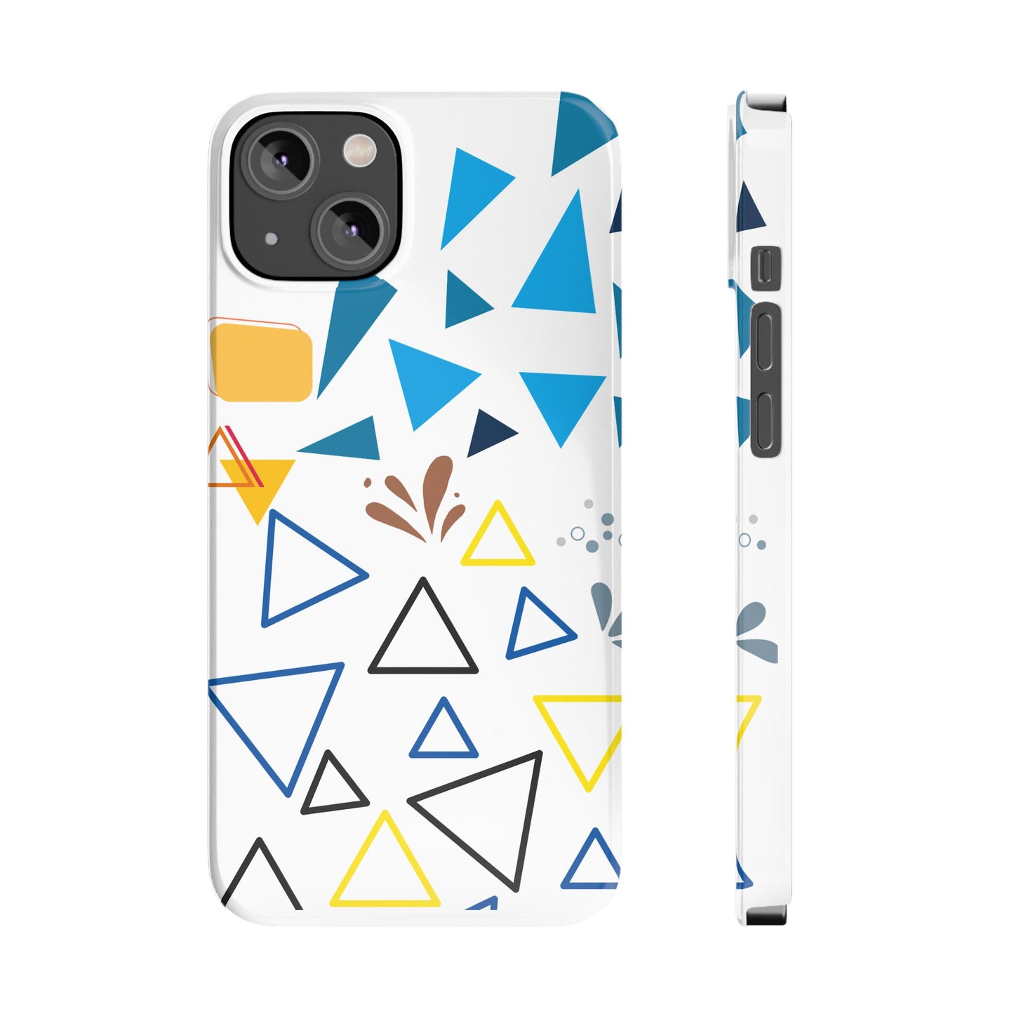 Abstract Print Style Iphone Slim Phone Cases