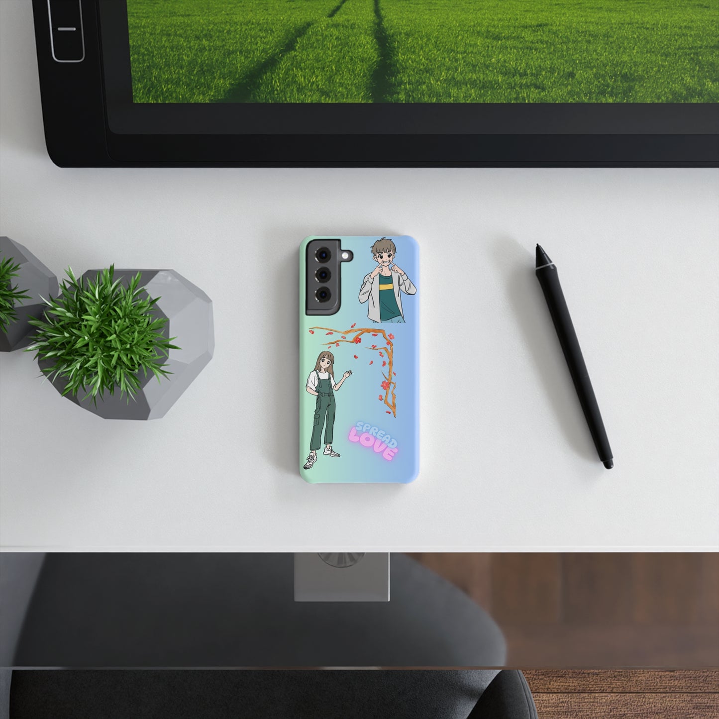 Print Samsung Slim Snap Phone Case