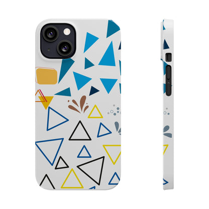 Abstract Print Style Iphone Slim Phone Cases