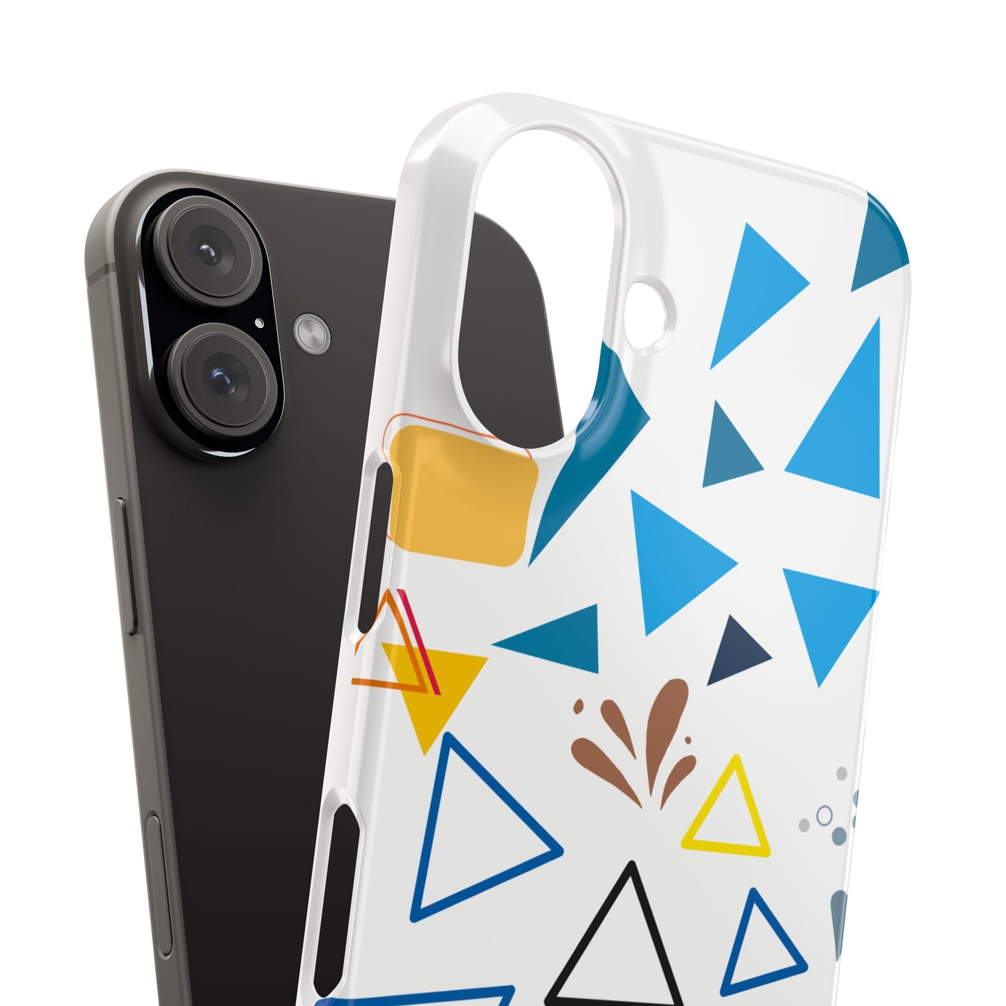 Abstract Print Style Iphone Slim Phone Cases