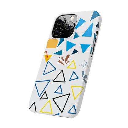 Abstract Print Style Iphone Slim Phone Cases