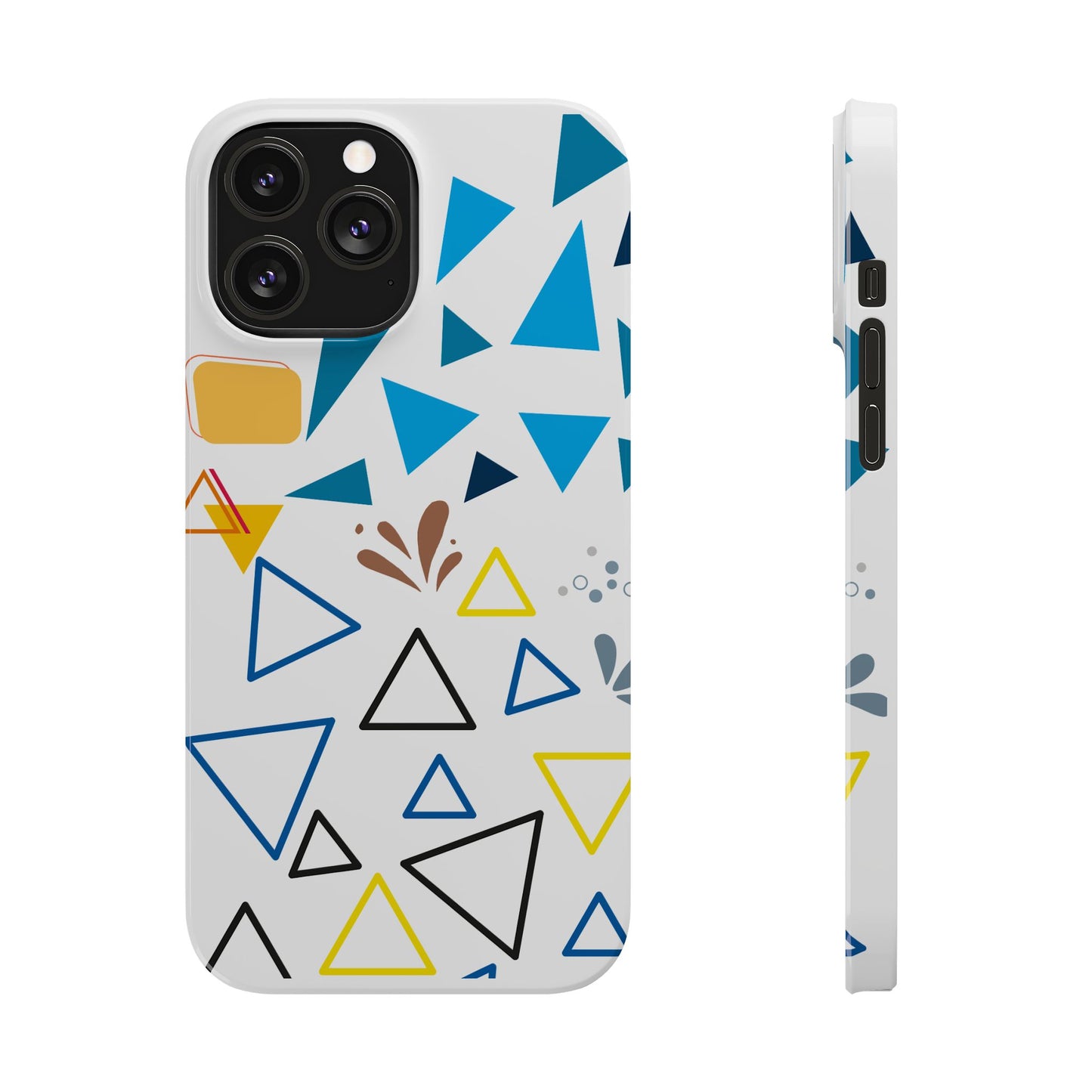 Abstract Print Style Iphone Slim Phone Cases