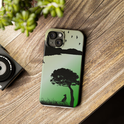 Scenery Print Slim Phone Cases