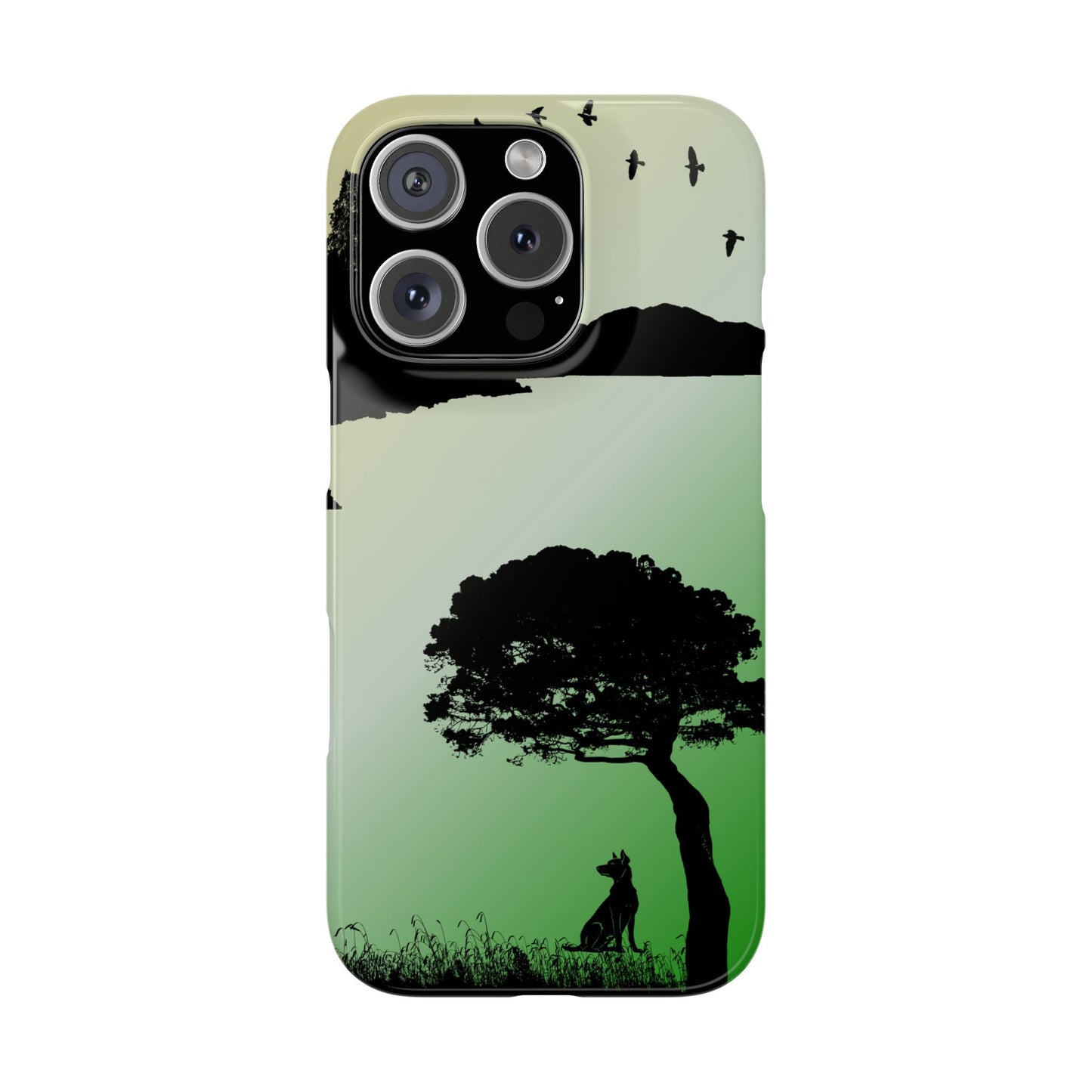 Scenery Print Slim Phone Cases