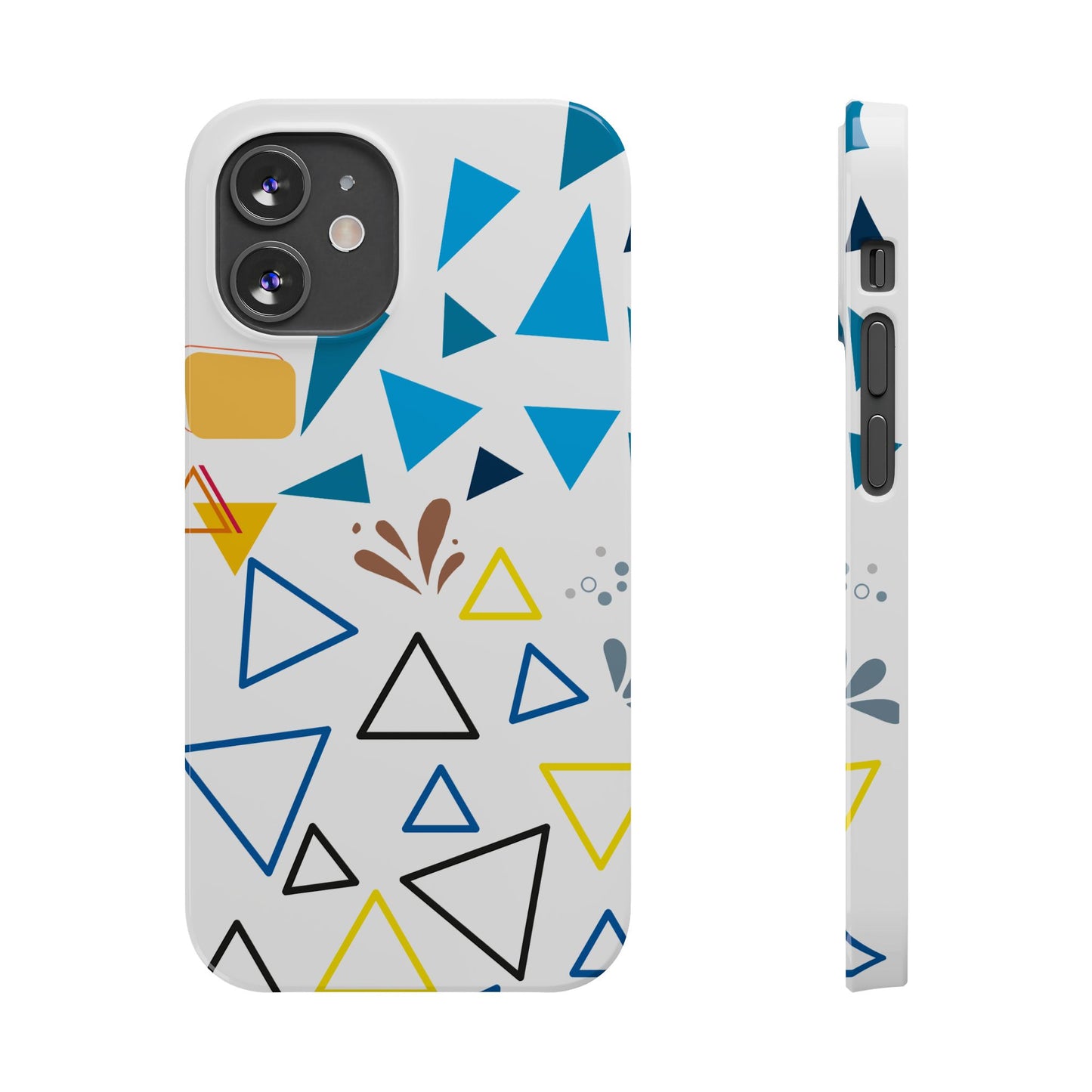 Abstract Print Style Iphone Slim Phone Cases