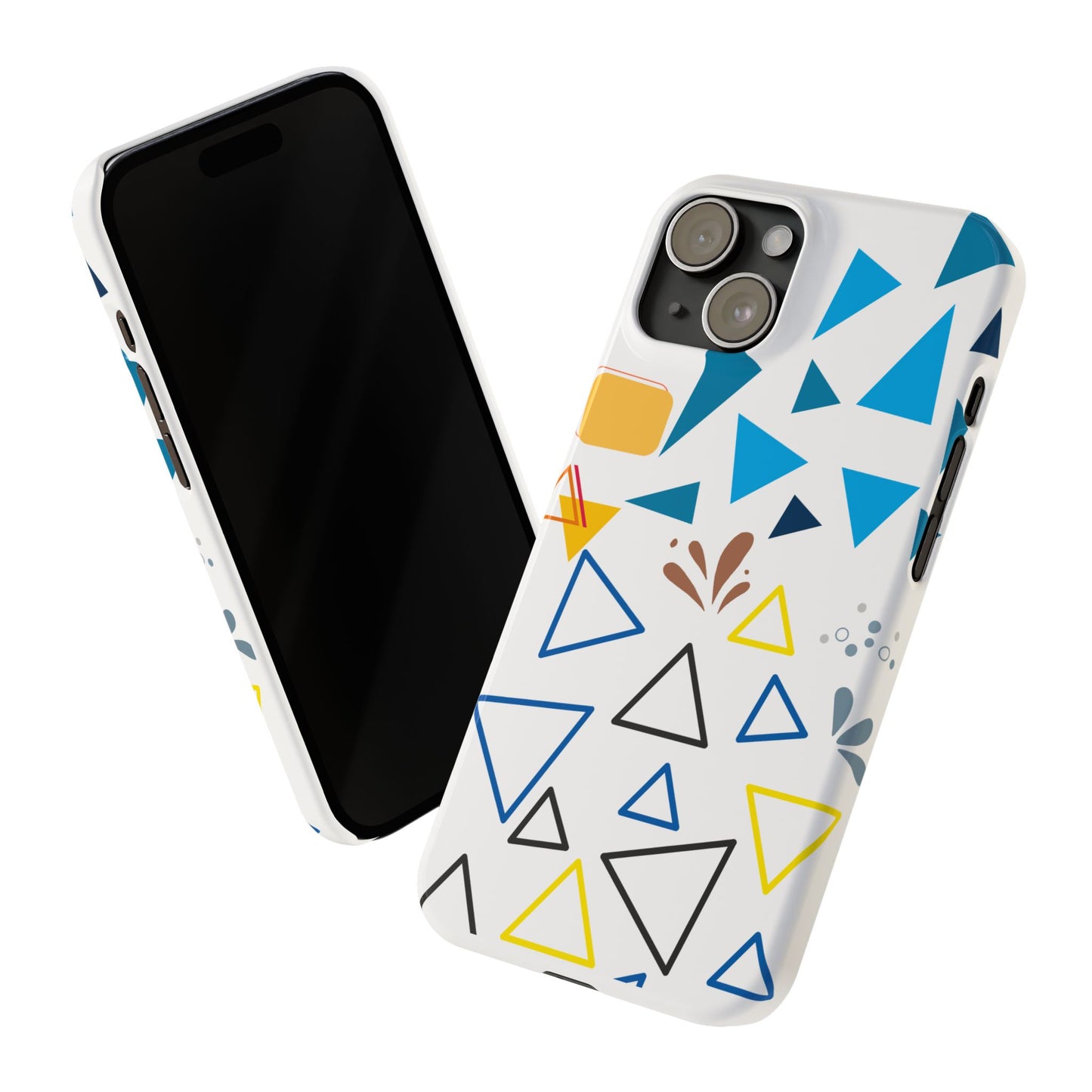 Abstract Print Style Iphone Slim Phone Cases