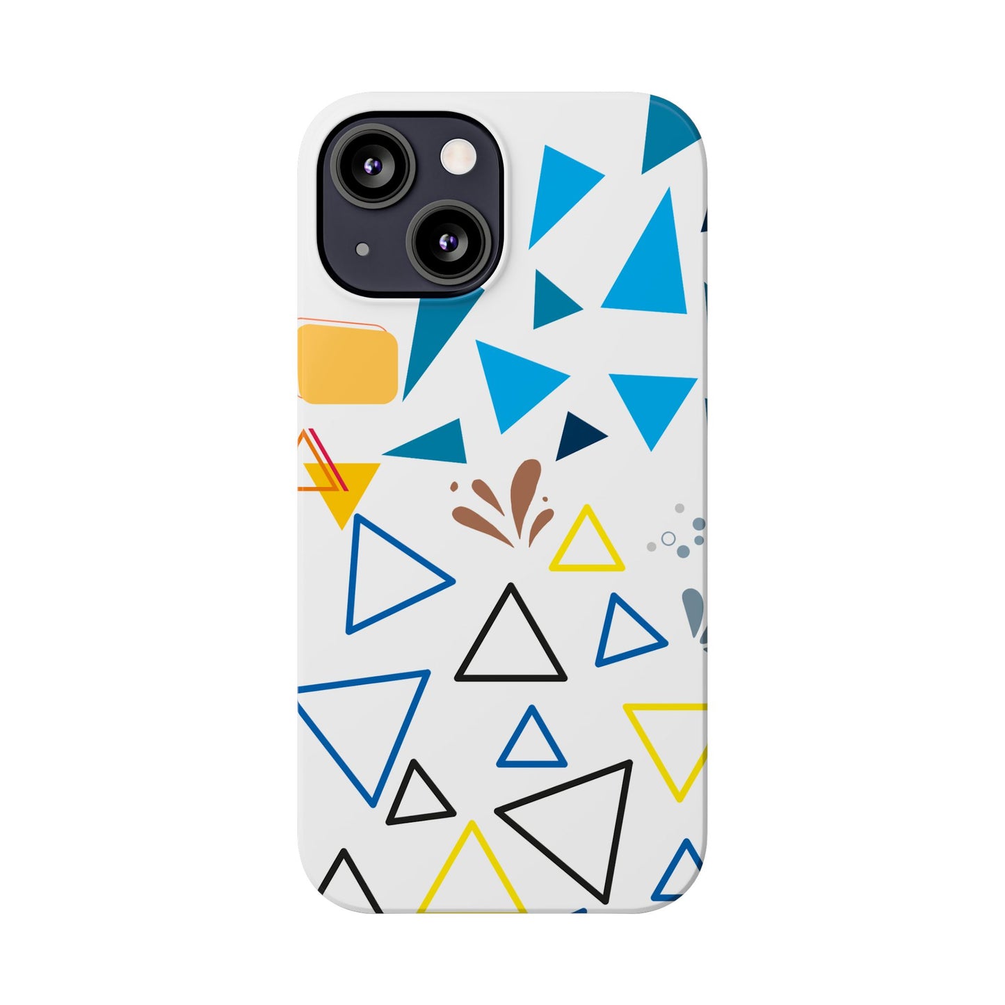 Abstract Print Style Iphone Slim Phone Cases