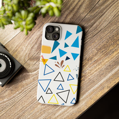 Abstract Print Style Iphone Slim Phone Cases