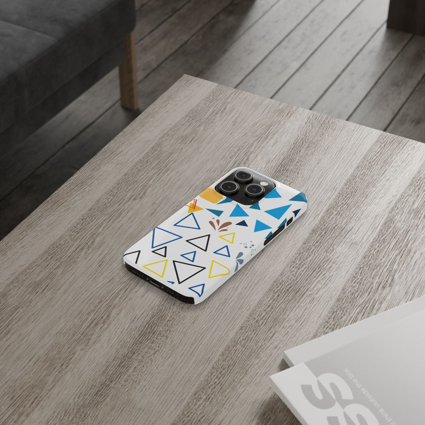 Abstract Print Style Iphone Slim Phone Cases