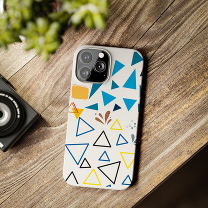 Abstract Print Style Iphone Slim Phone Cases