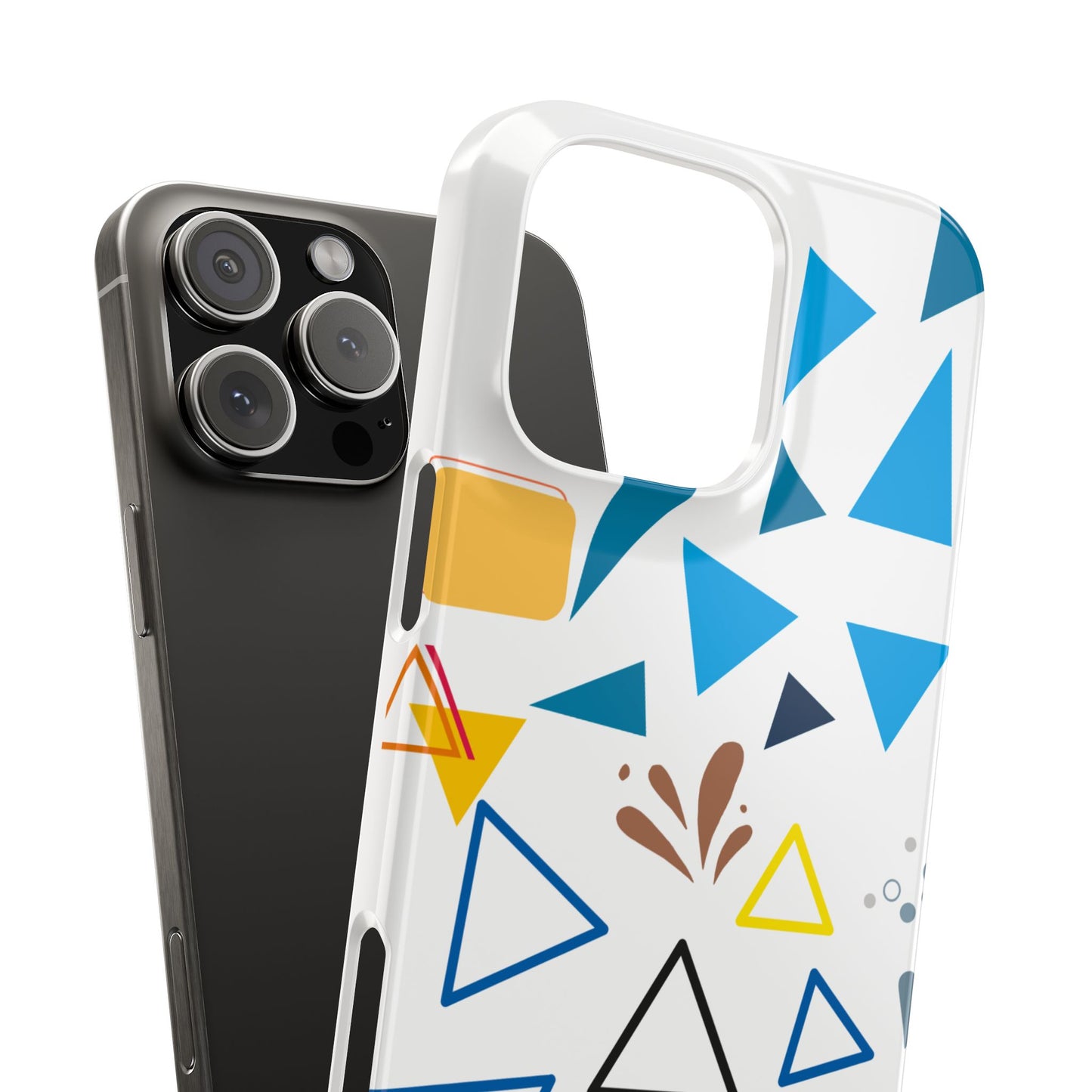 Abstract Print Style Iphone Slim Phone Cases