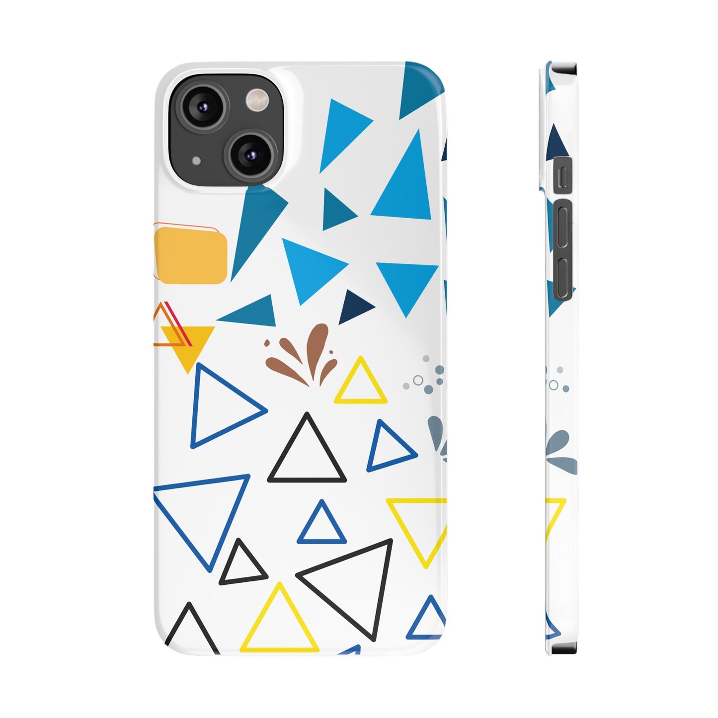 Abstract Print Style Iphone Slim Phone Cases