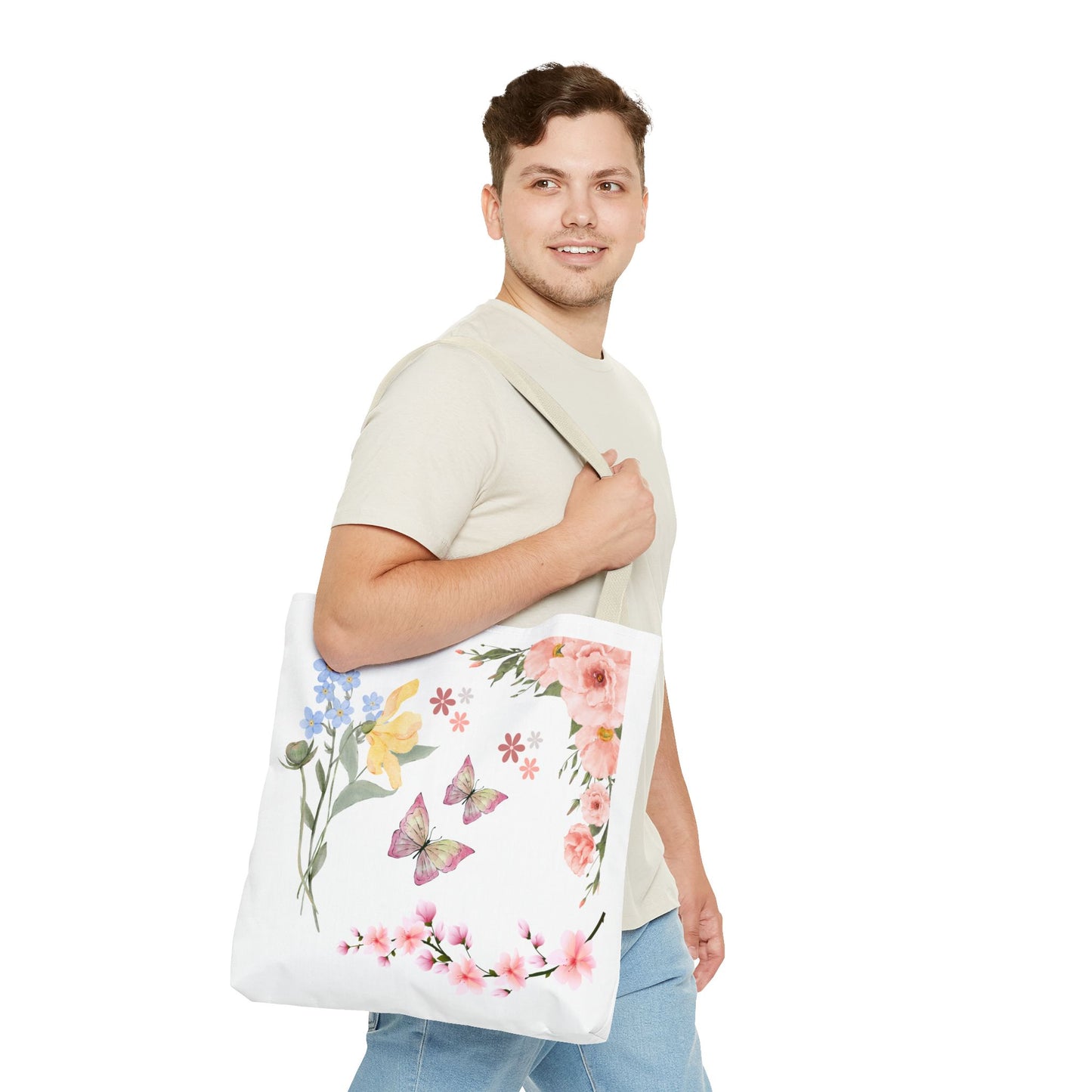 Multicolor Print Tote Bag for Daily