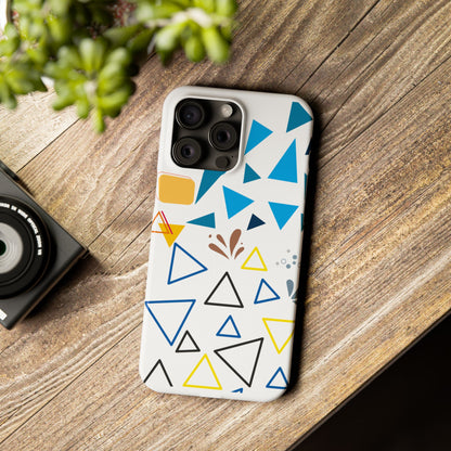 Abstract Print Style Iphone Slim Phone Cases