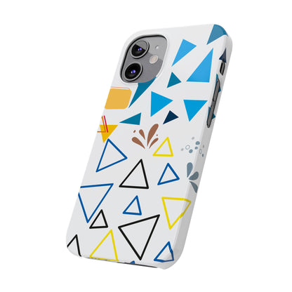 Abstract Print Style Iphone Slim Phone Cases