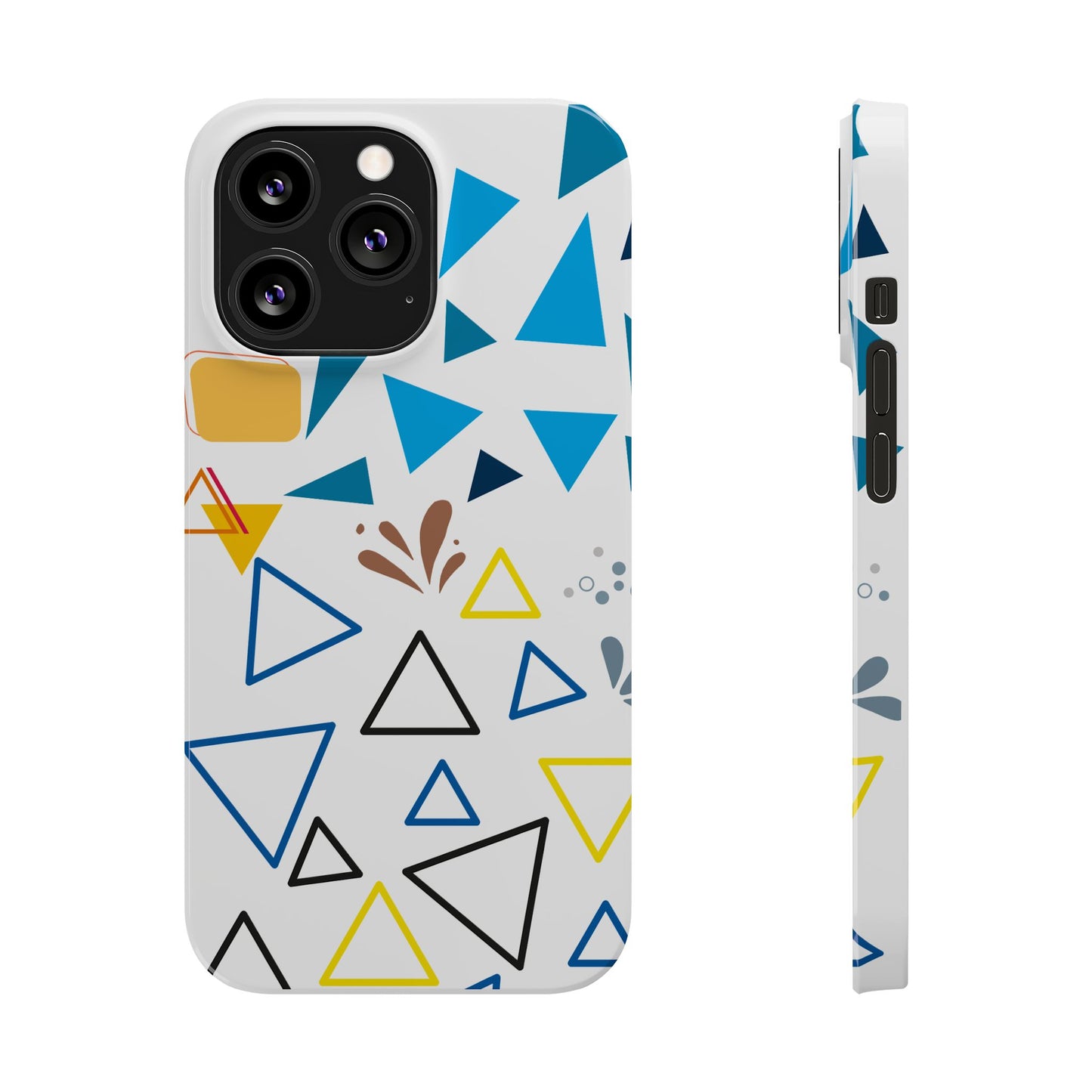 Abstract Print Style Iphone Slim Phone Cases