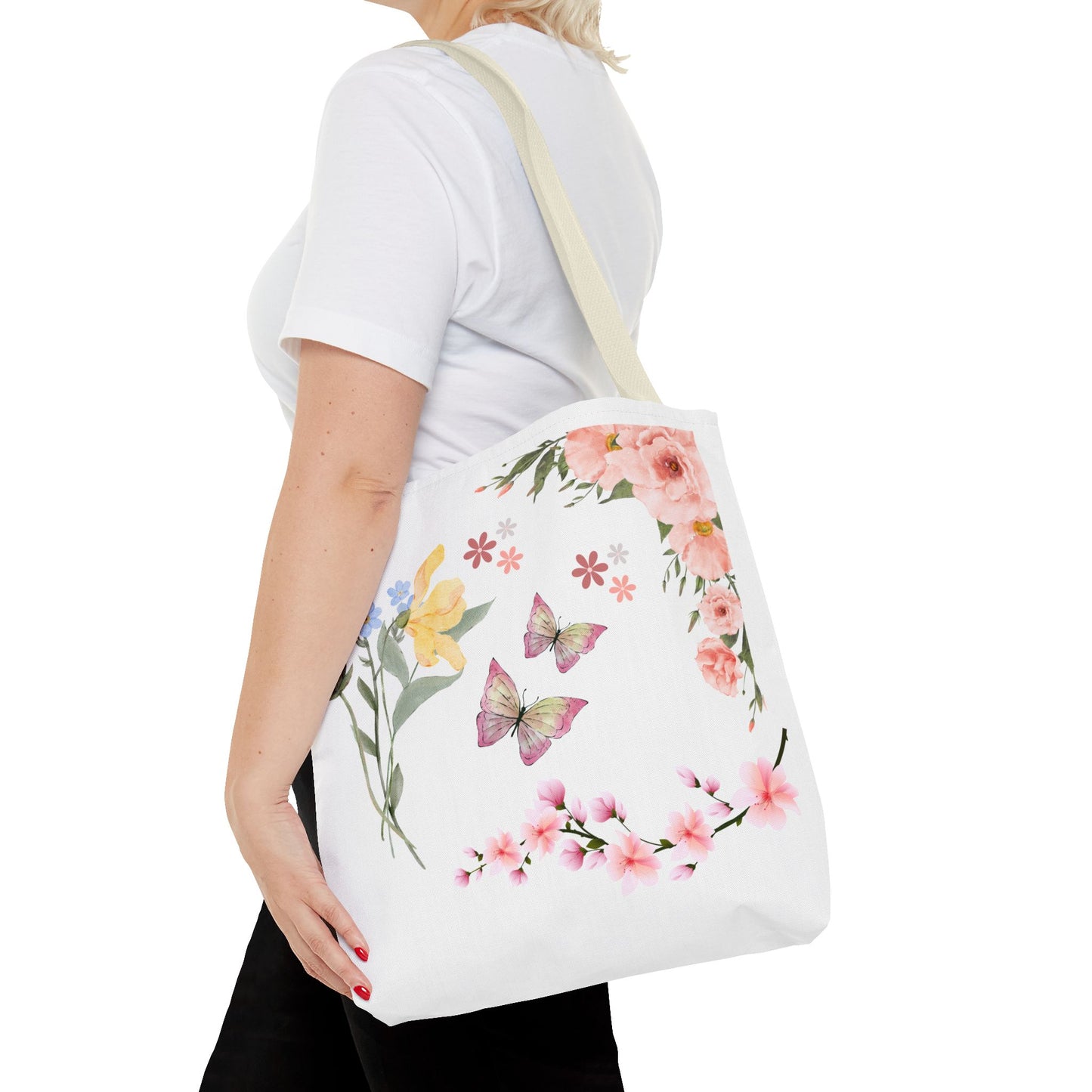 Multicolor Print Tote Bag for Daily