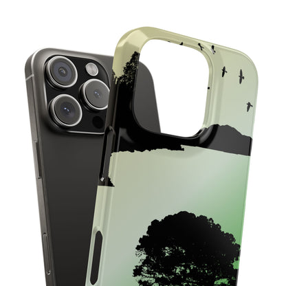 Scenery Print Slim Phone Cases