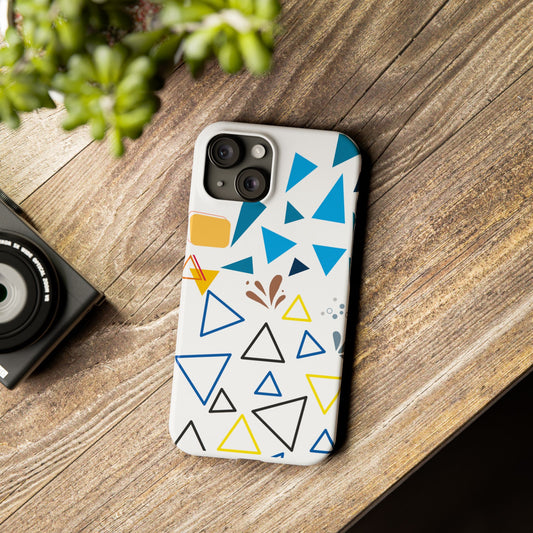 Abstract Print Style Iphone Slim Phone Cases