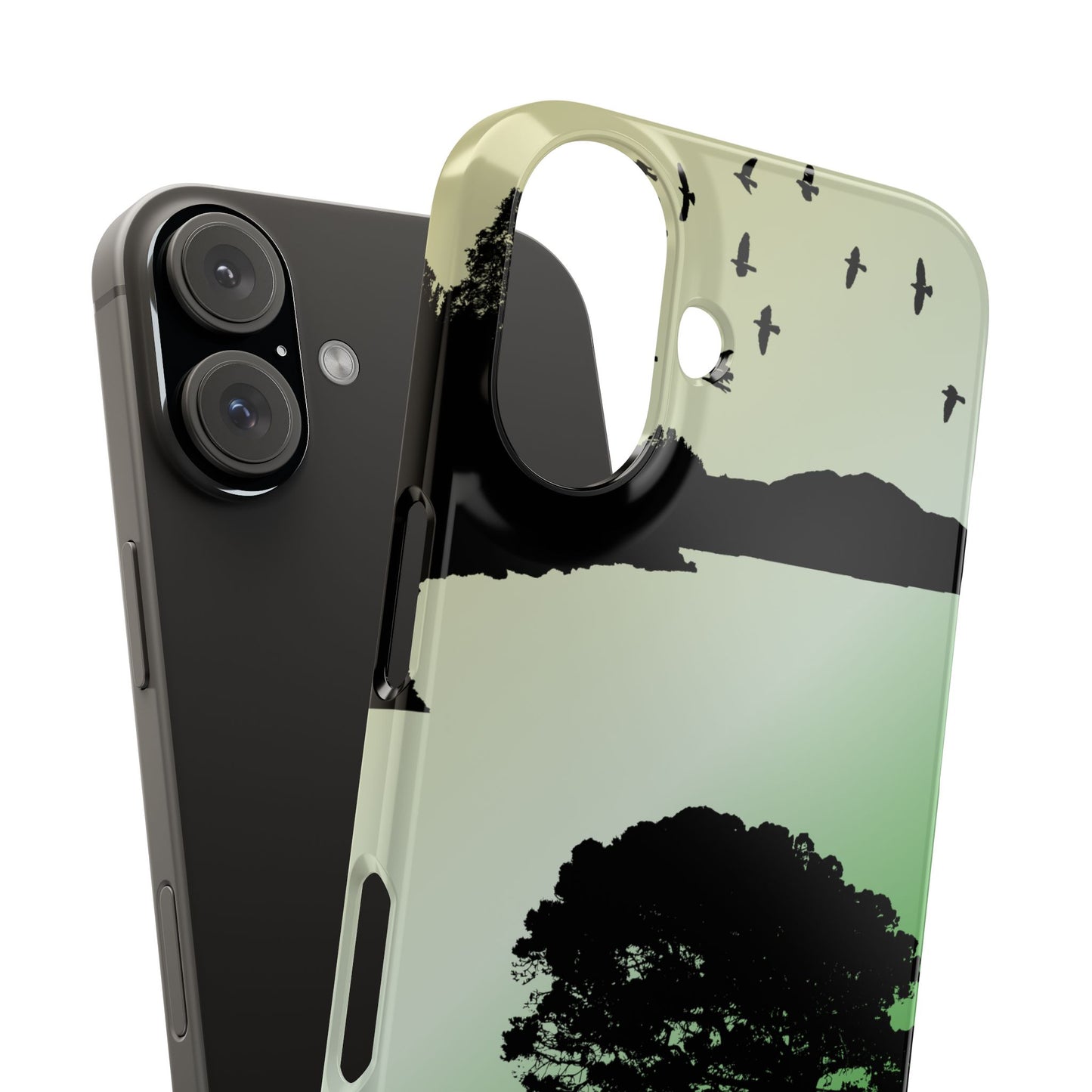 Scenery Print Slim Phone Cases