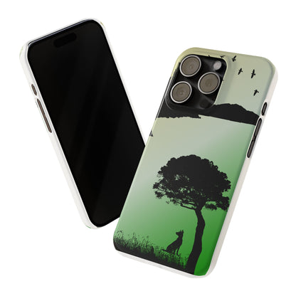 Scenery Print Slim Phone Cases