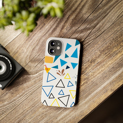 Abstract Print Style Iphone Slim Phone Cases