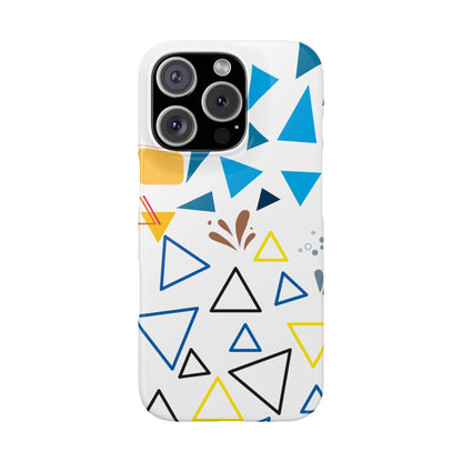 Abstract Print Style Iphone Slim Phone Cases