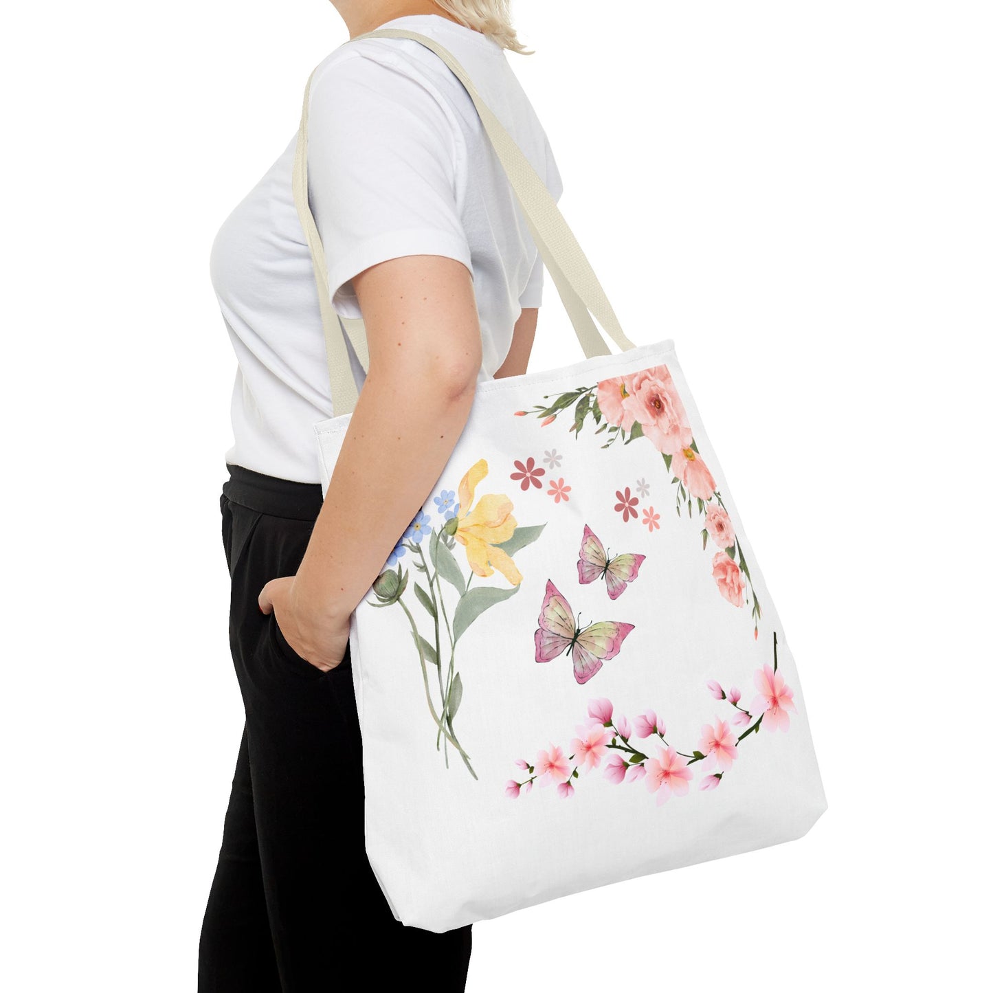 Multicolor Print Tote Bag for Daily