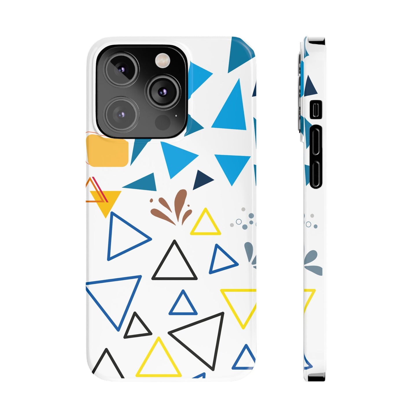 Abstract Print Style Iphone Slim Phone Cases