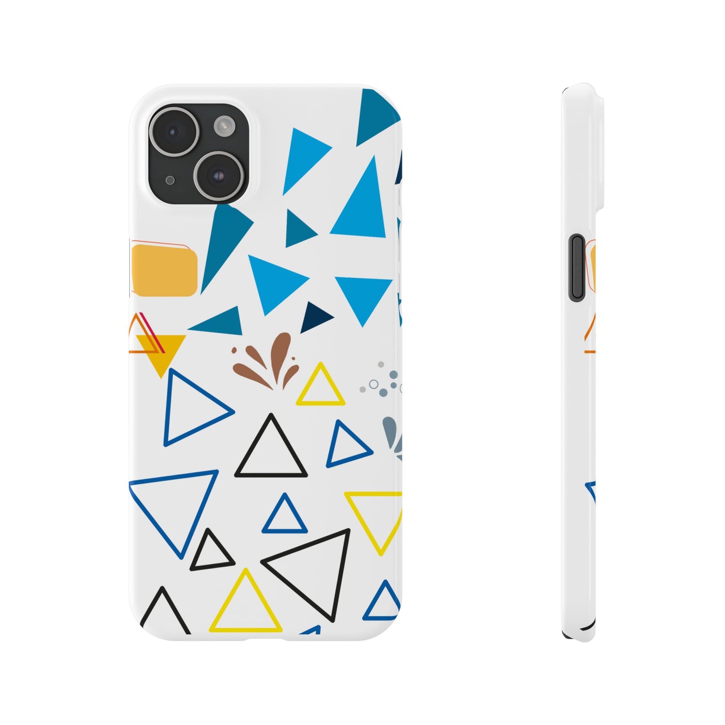 Abstract Print Style Iphone Slim Phone Cases