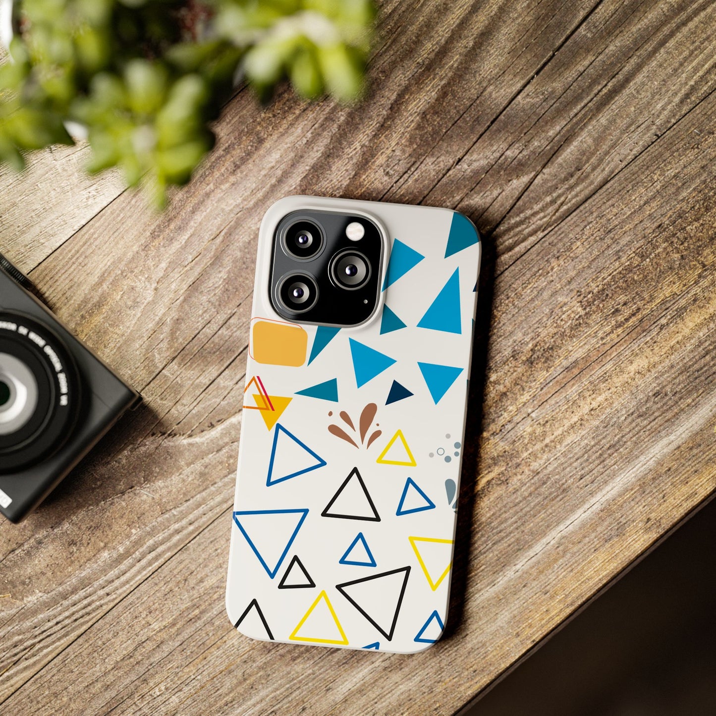 Abstract Print Style Iphone Slim Phone Cases