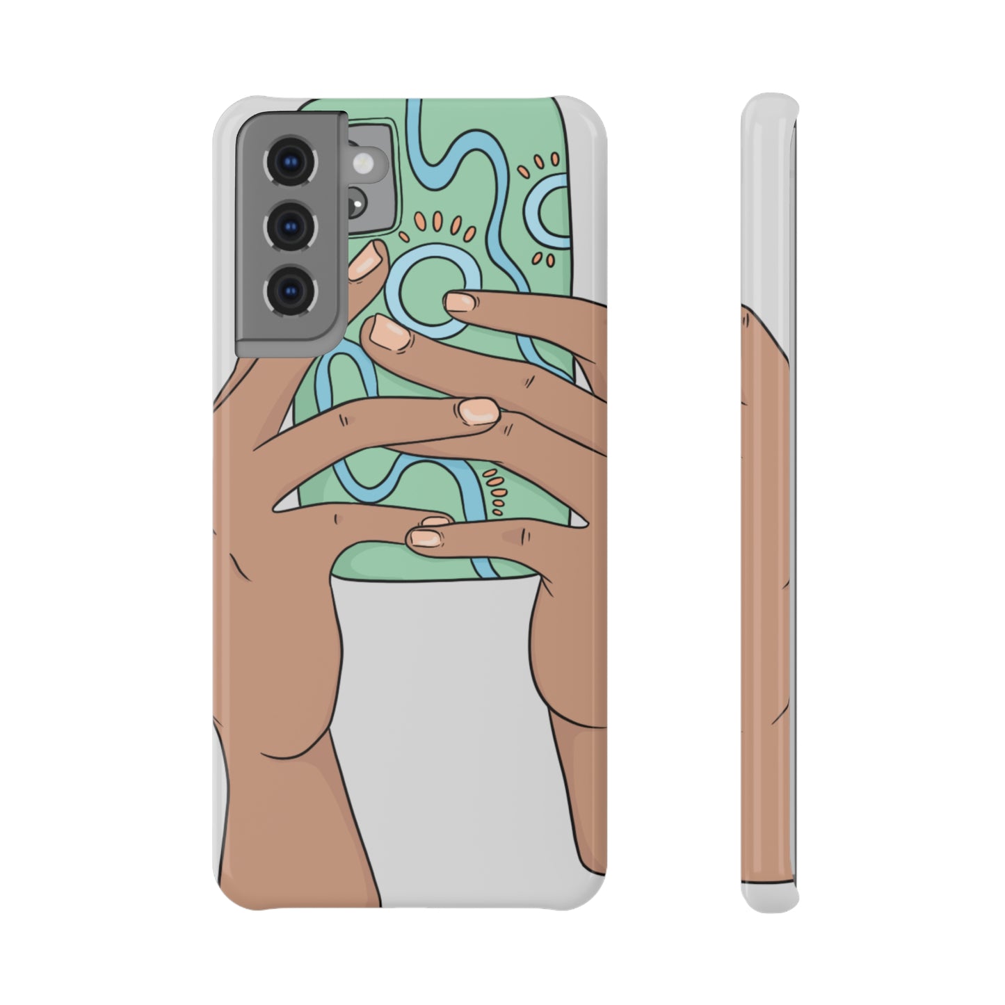 Printed Stylish Samsung Slim Snap Phone Case