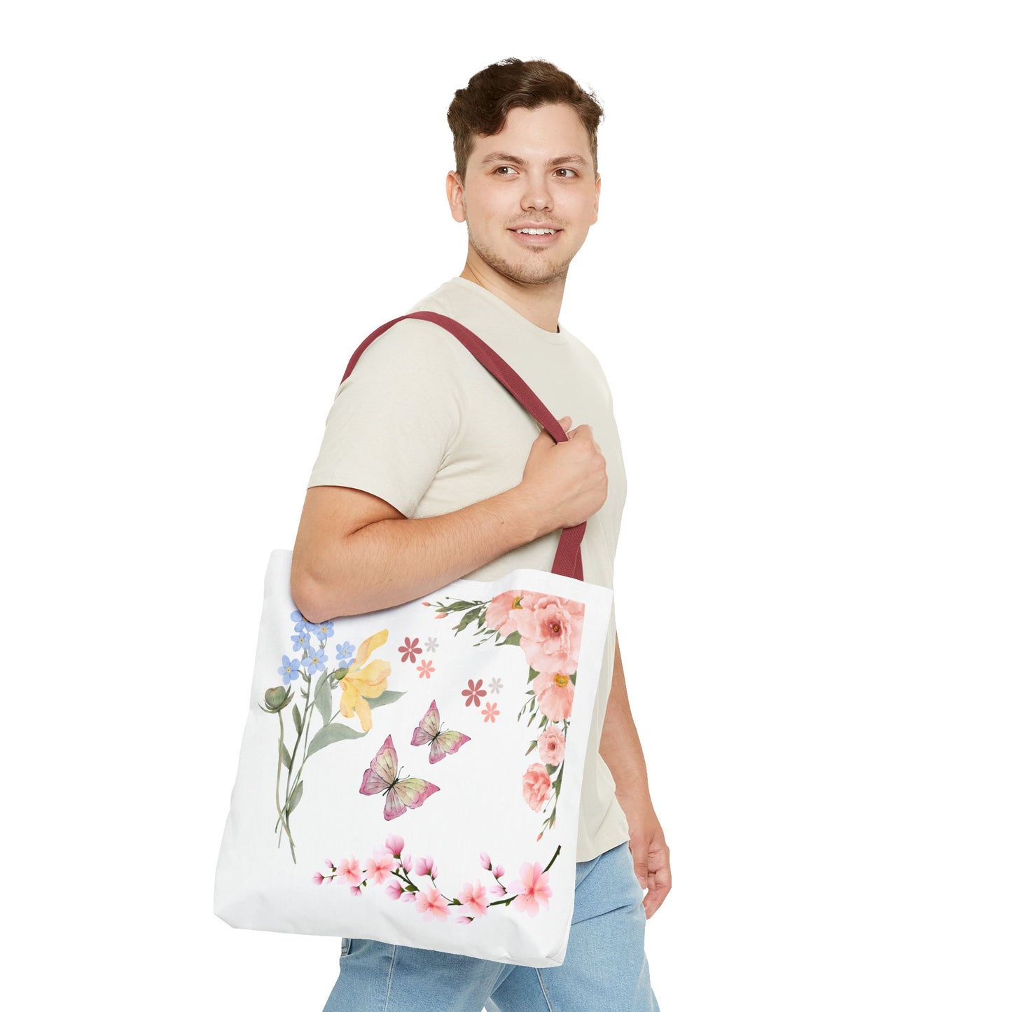 Multicolor Print Tote Bag for Daily